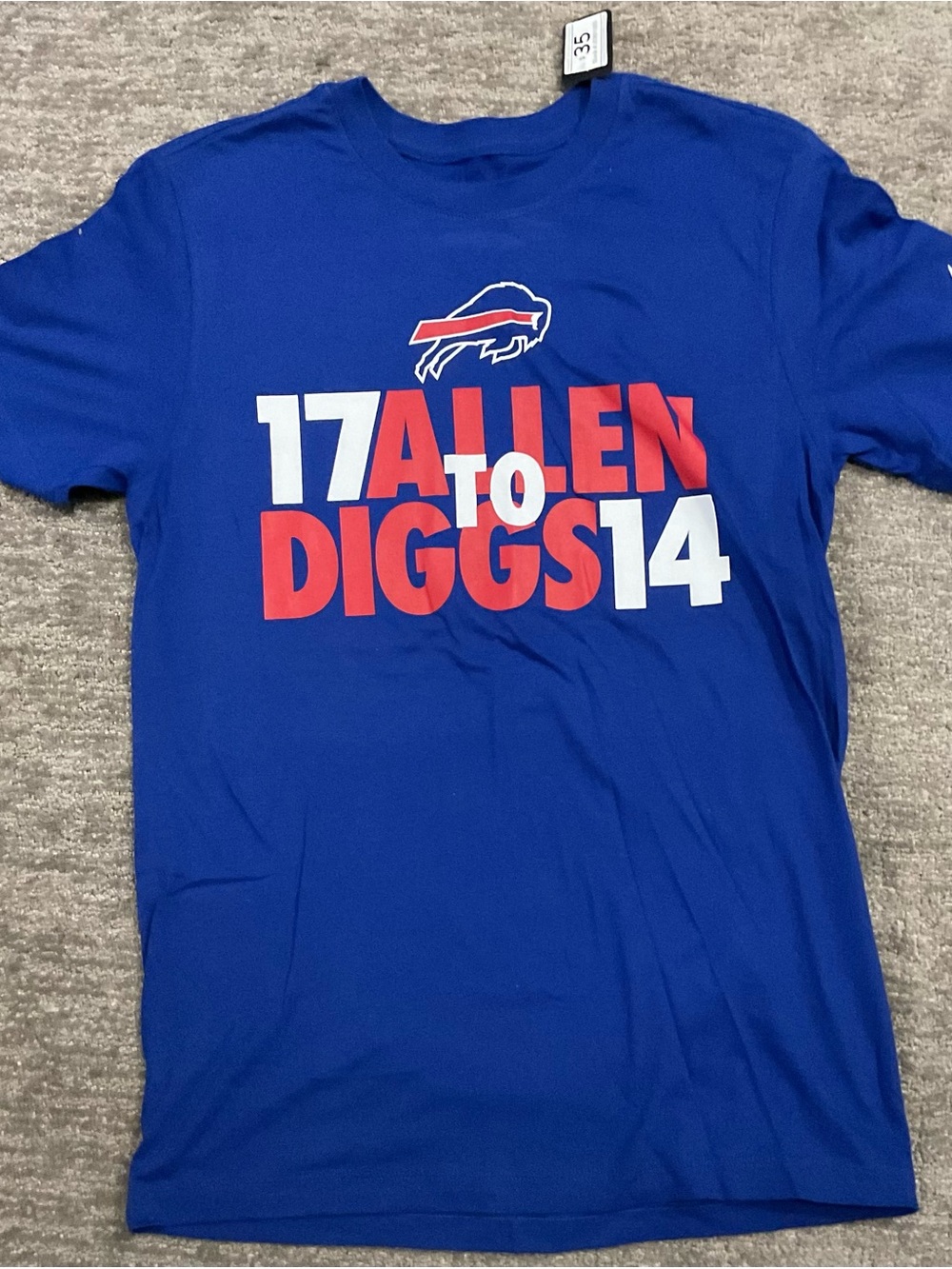 NIKE BILLS ALLEN TO DIGGS SS SHIRT SR